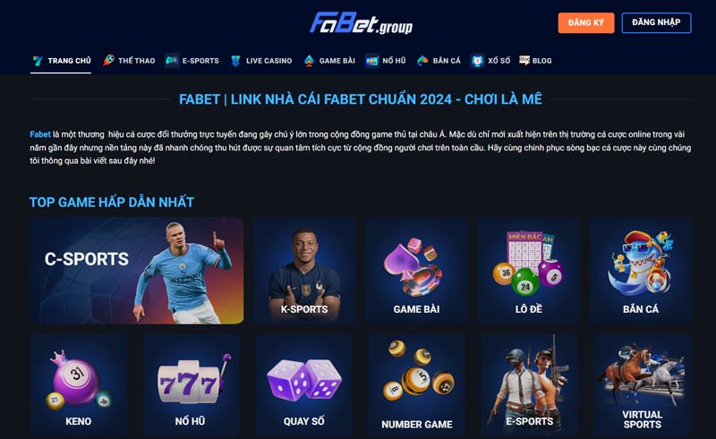 thể thao C Sports Fabet